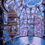Temple of the Art (acrylic painting), 2016